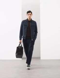 Cotton Rich Zip Up Pocket Jacket