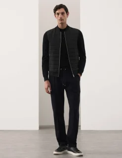 Cotton Rich Zip Up Quilted Gilet with Stormwear™