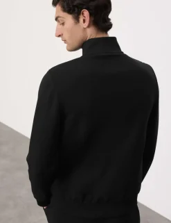 Cotton Rich Zip Up Quilted Jacket