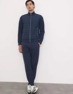 Cotton Rich Zip Up Quilted Jacket