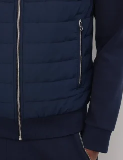 Cotton Rich Zip Up Quilted Jacket