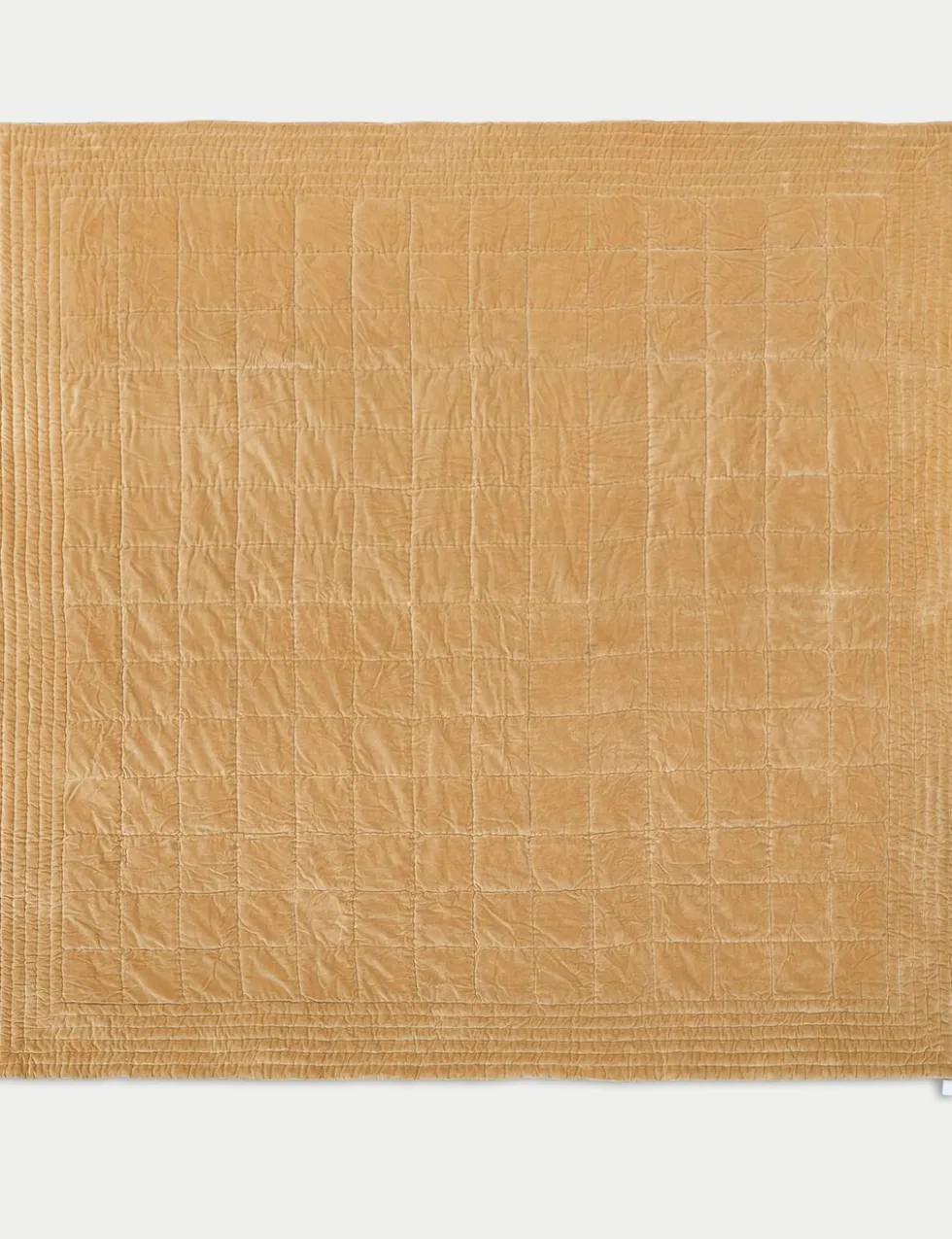 Cotton Velvet Quilted Bedspread