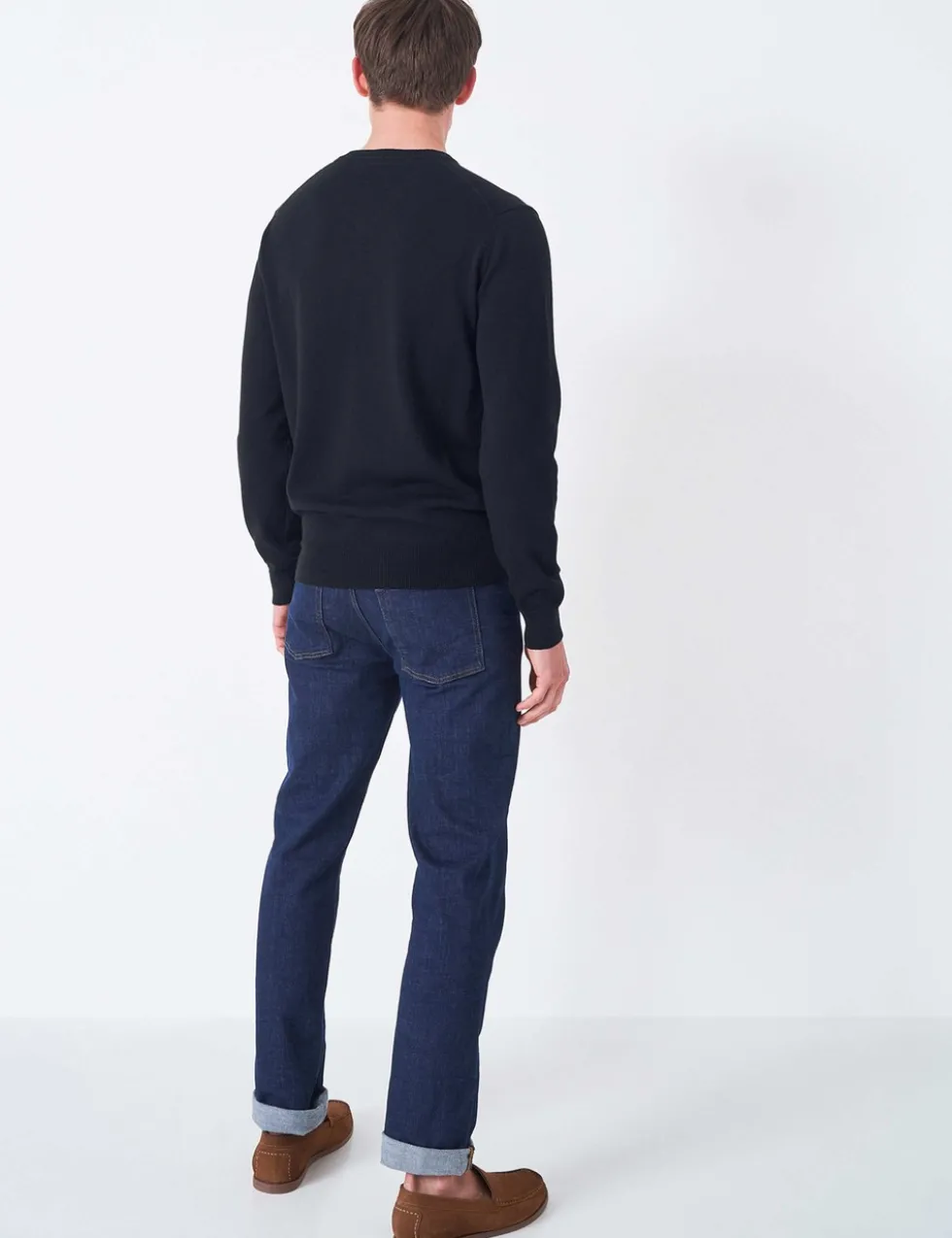 Cotton V-Neck Jumper
