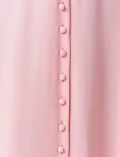 Crepe Button Through Midi Shirt Dress