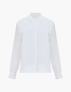Crepe Collar Detail Shirt