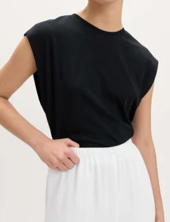 Crepe Elasticated Waist Wide Leg Trousers