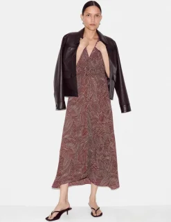 Crepe Printed Midaxi Tea Dress