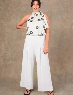 Crepe Tailored Trousers