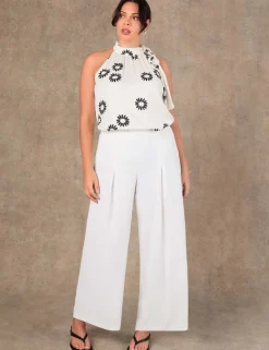 Crepe Tailored Trousers