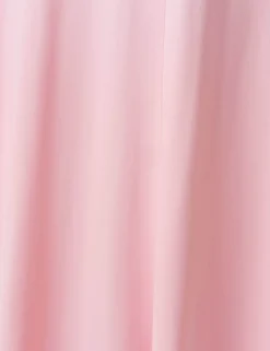 Crepe V-Neck Midi Tea Dress