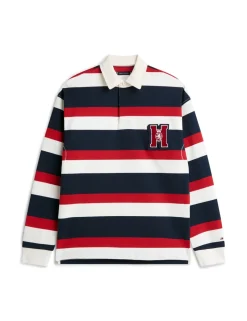 Crest Pure Cotton Striped Rugby Shirt