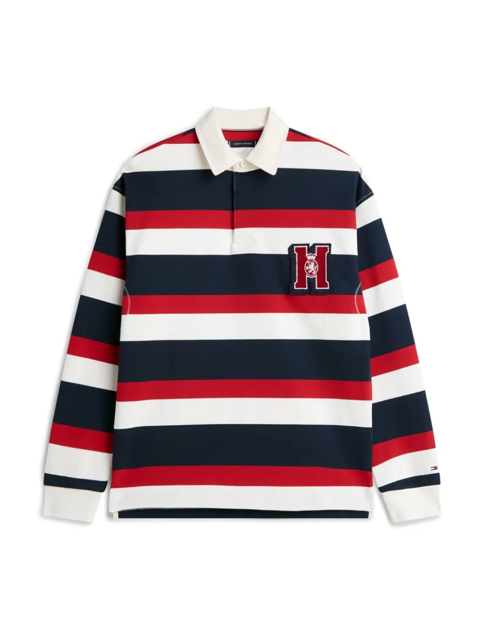 Crest Pure Cotton Striped Rugby Shirt
