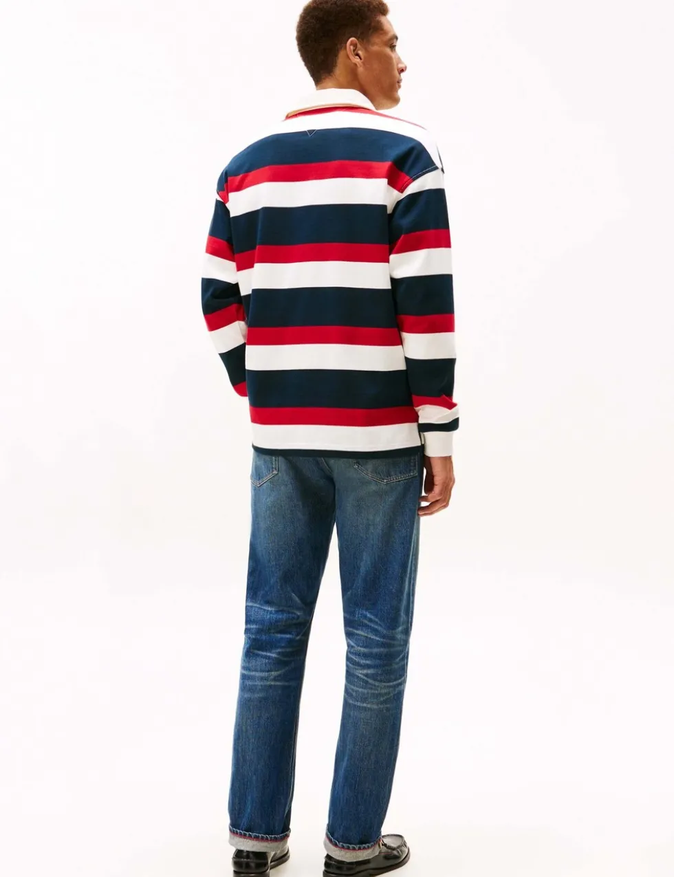 Crest Pure Cotton Striped Rugby Shirt