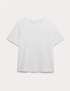 Crew Neck Mesh Panel Relaxed T-Shirt