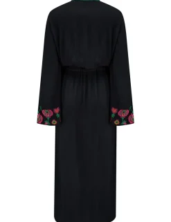 Crinkle Maxi Beach Kimono