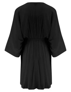 Crinkle O Ring Short Beach Kaftan