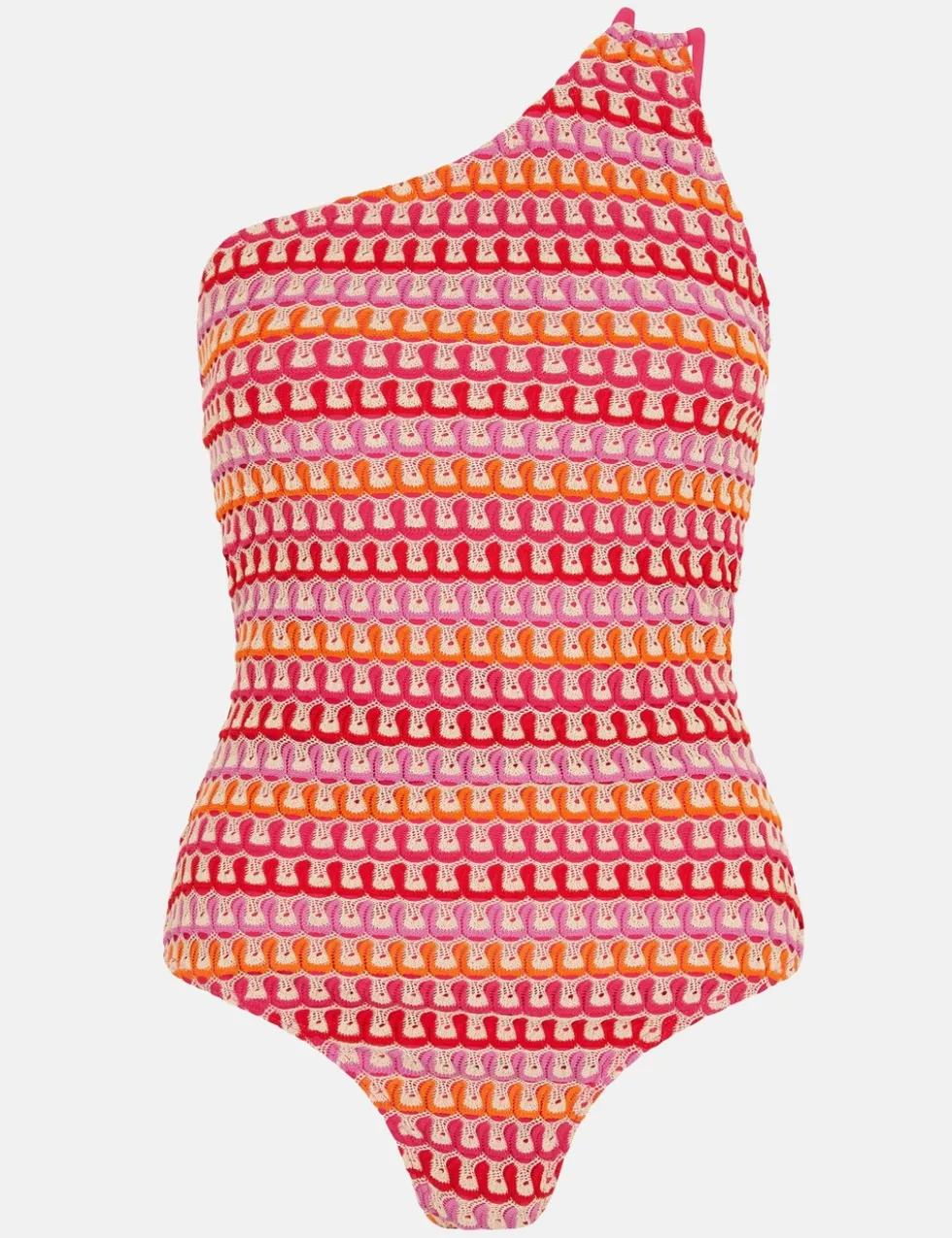 Crochet One Shoulder Swimsuit