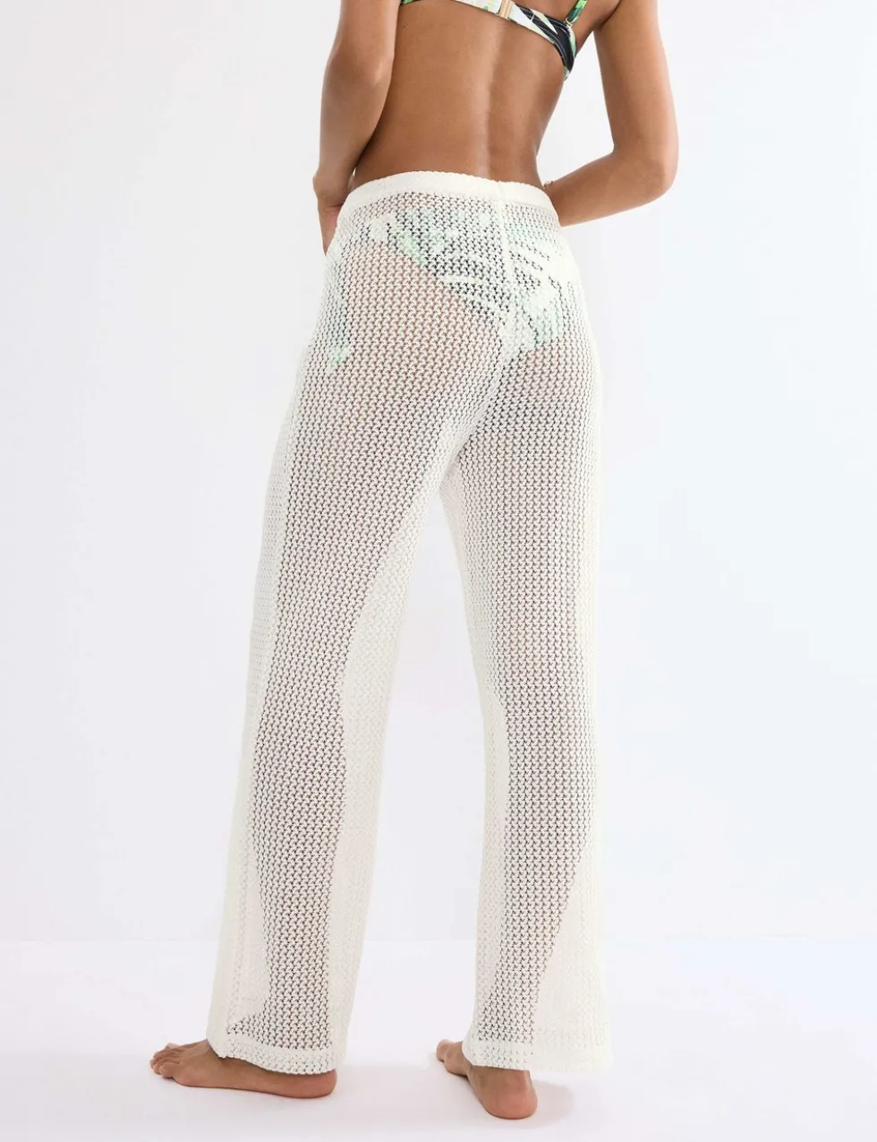 Crochet-Style Beach Trousers