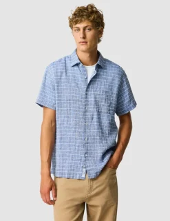 Croftview Linen Rich Checked Shirt