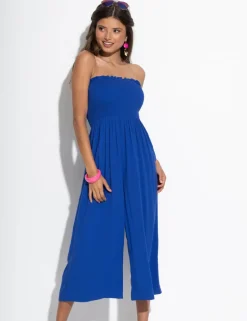 Cropped Wide Leg Jumpsuit