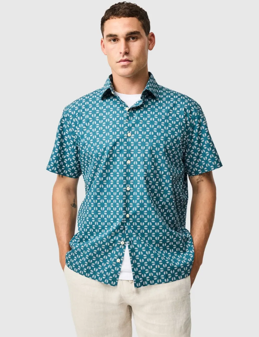 Crown Hill Relaxed Fit Pure Cotton Shirt