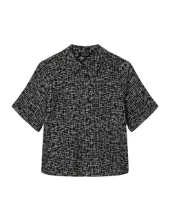 Cupro Rich Printed Shirt