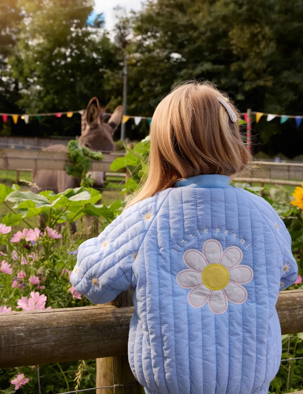 Daisy Embroidered Bomber Jacket (6 Mths - 7 Yrs)