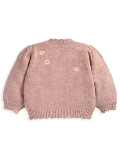 Daisy Embroidered Cardigan (7lbs-12 Mths)