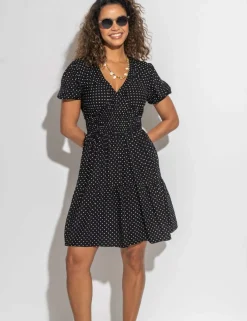 Danielle Elasticated Chanel Tiered Short Dress