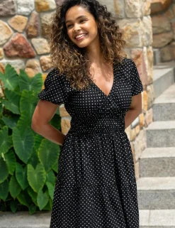 Danielle Elasticated Chanel Tiered Short Dress