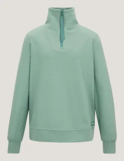 Demmi Funnel Neck Half Zip Sweatshirt