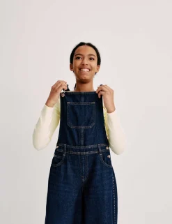 Denim Barrel Dungarees (6-16 Yrs)