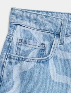 Denim Bow Shorts (6-16 Yrs)
