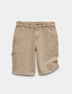 Denim Carpenter Shorts (6-16 Yrs)