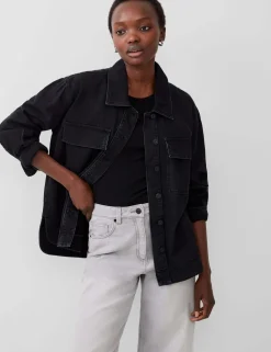 Denim Collared Jacket