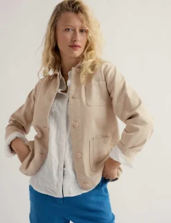 Denim Collared Jacket