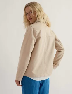 Denim Collared Jacket