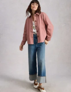 Denim Collared Jacket