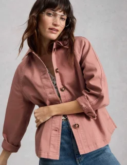 Denim Collared Jacket
