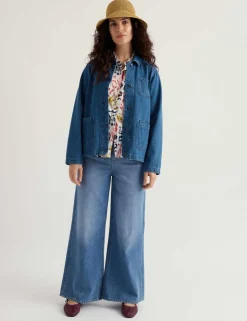 Denim Collared Jacket