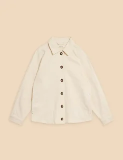 Denim Collared Relaxed Jacket