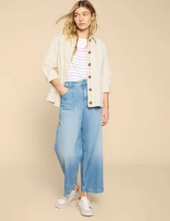 Denim Collared Relaxed Jacket