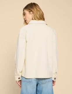 Denim Collared Relaxed Jacket