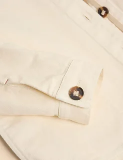 Denim Collared Relaxed Jacket