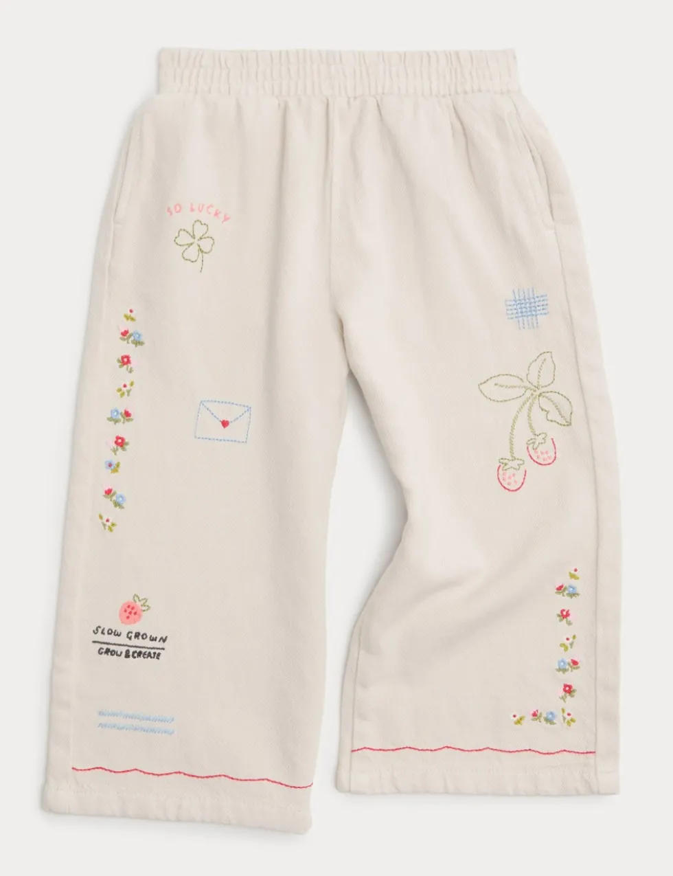 Denim Embroidered Jeans (1-8 Yrs)