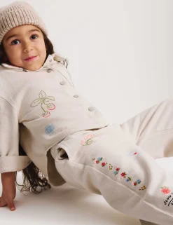 Denim Embroidered Jeans (1-8 Yrs)