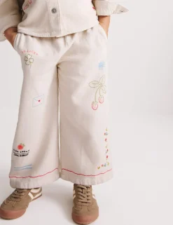 Denim Embroidered Jeans (1-8 Yrs)