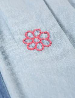 Denim Embroidered Skirt (2-12 Yrs)