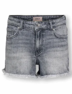 Denim Frayed Hem Shorts (8-14 Yrs)