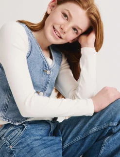 Denim Gilet Vest (6-16 Yrs)